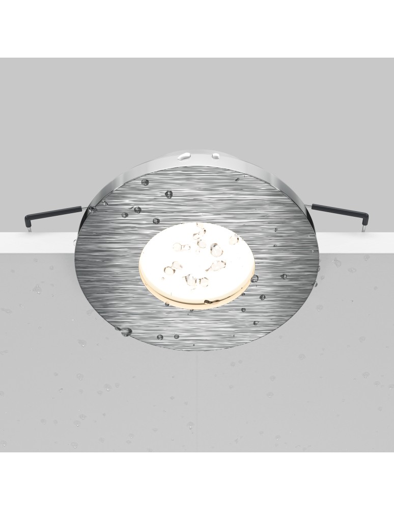 Flush-mounted hermetic lamps - Maytoni Stark Concealed 1xGU10 50W IP65 Silver DL083-01-GU10-RD-S - product kolory-swiatla.pl 5