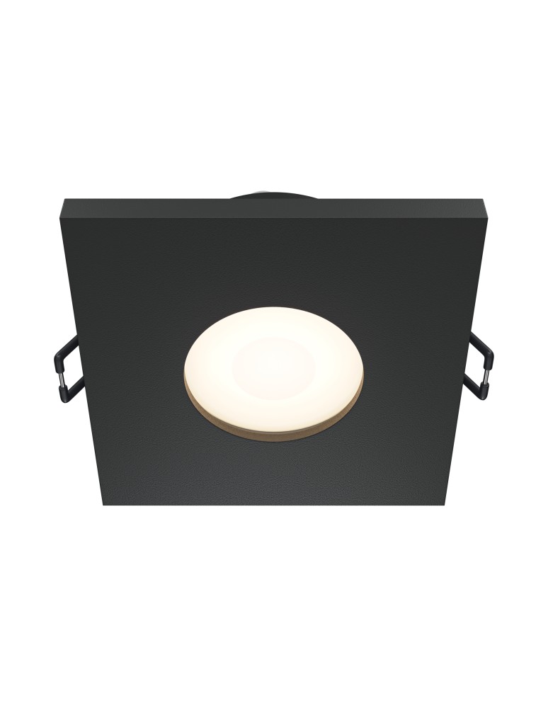 Flush-mounted hermetic lamps - Maytoni Stark Concealed 1xGU10 50W IP65 Black DL083-01-GU10-SQ-B - product kolory-swiatla.pl 1