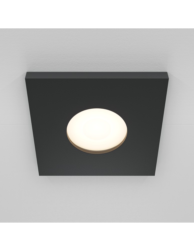 Flush-mounted hermetic lamps - Maytoni Stark Concealed 1xGU10 50W IP65 Black DL083-01-GU10-SQ-B - product kolory-swiatla.pl 3