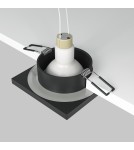 Flush-mounted hermetic lamps - Maytoni Stark Concealed 1xGU10 50W IP65 Black DL083-01-GU10-SQ-B - product 4