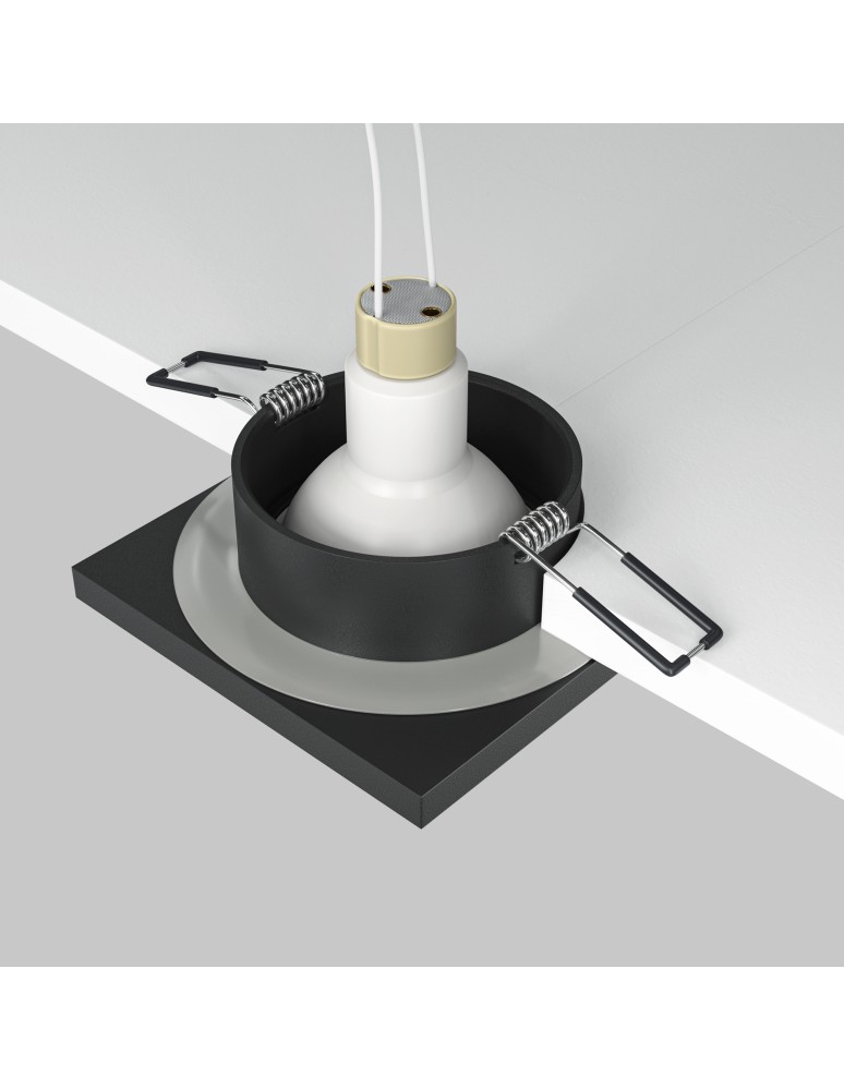 Flush-mounted hermetic lamps - Maytoni Stark Concealed 1xGU10 50W IP65 Black DL083-01-GU10-SQ-B - product kolory-swiatla.pl 4