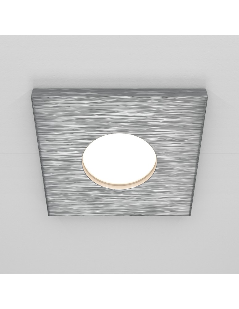 Flush-mounted hermetic lamps - Maytoni Stark Concealed 1xGU10 50W IP65 Silver DL083-01-GU10-SQ-S - product kolory-swiatla.pl 3
