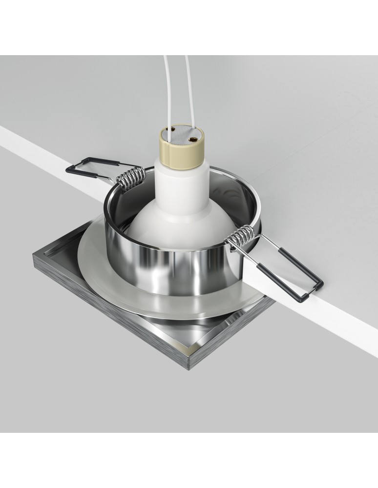 Flush-mounted hermetic lamps - Maytoni Stark Concealed 1xGU10 50W IP65 Silver DL083-01-GU10-SQ-S - product kolory-swiatla.pl 4