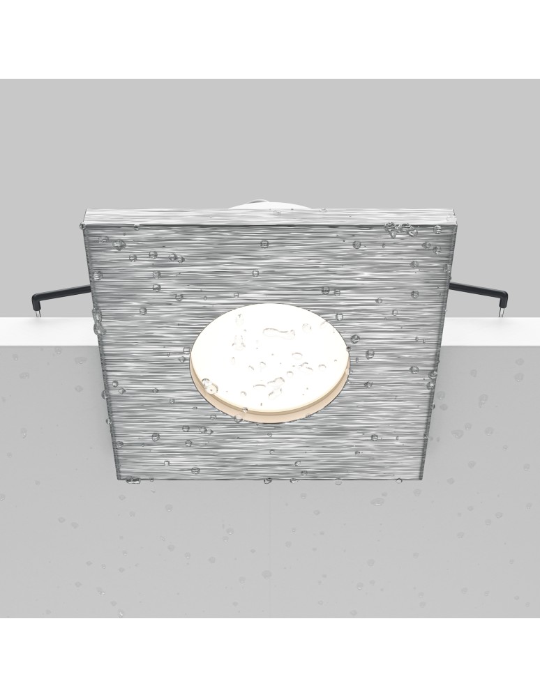 Flush-mounted hermetic lamps - Maytoni Stark Concealed 1xGU10 50W IP65 Silver DL083-01-GU10-SQ-S - product kolory-swiatla.pl 5