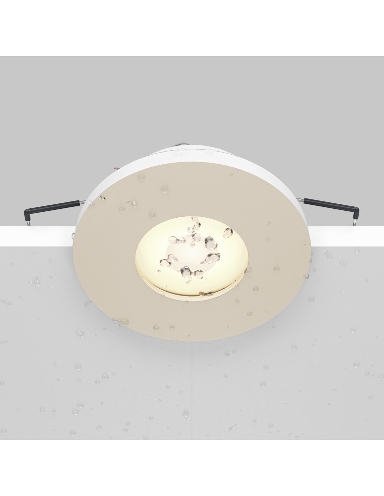 Flush-mounted hermetic lamps - Maytoni Stark Concealed 1xGU10 50W IP65 White DL083-01-GU10-RD-W - product kolory-swiatla.pl 5