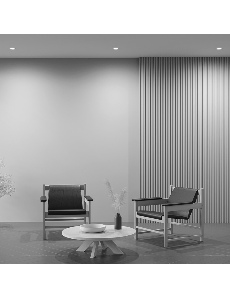 Flush-mounted hermetic lamps - Maytoni Stockton Flush Mount LED 7W 750lm IP44 White DL015-6-L7W - product kolory-swiatla.pl 7