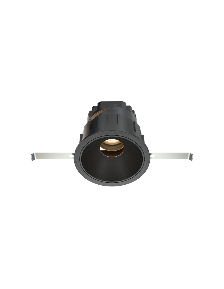 LED flush-mounted lamps - Maytoni Wise flush mount LED 10W 570lm 3000K Black DL057-10W3K-B - product kolory-swiatla.pl 1