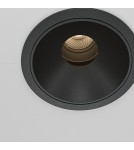 LED flush-mounted lamps - Maytoni Wise flush mount LED 10W 570lm 3000K Black DL057-10W3K-B - product 2