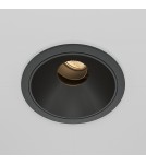 LED flush-mounted lamps - Maytoni Wise flush mount LED 10W 570lm 3000K Black DL057-10W3K-B - product 3