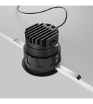 LED flush-mounted lamps - Maytoni Wise flush mount LED 10W 570lm 3000K Black DL057-10W3K-B - product 5