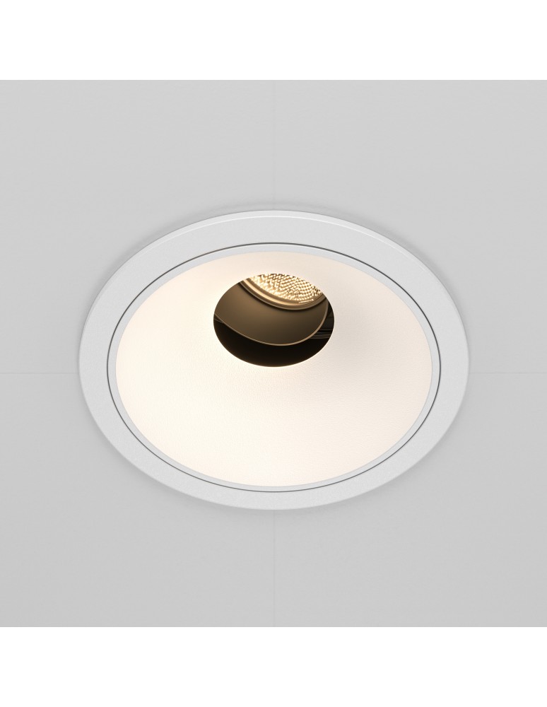 LED flush-mounted lamps - Maytoni Wise flush mount LED 10W 530lm 3000K White DL057-10W3K-W. - product kolory-swiatla.pl 3