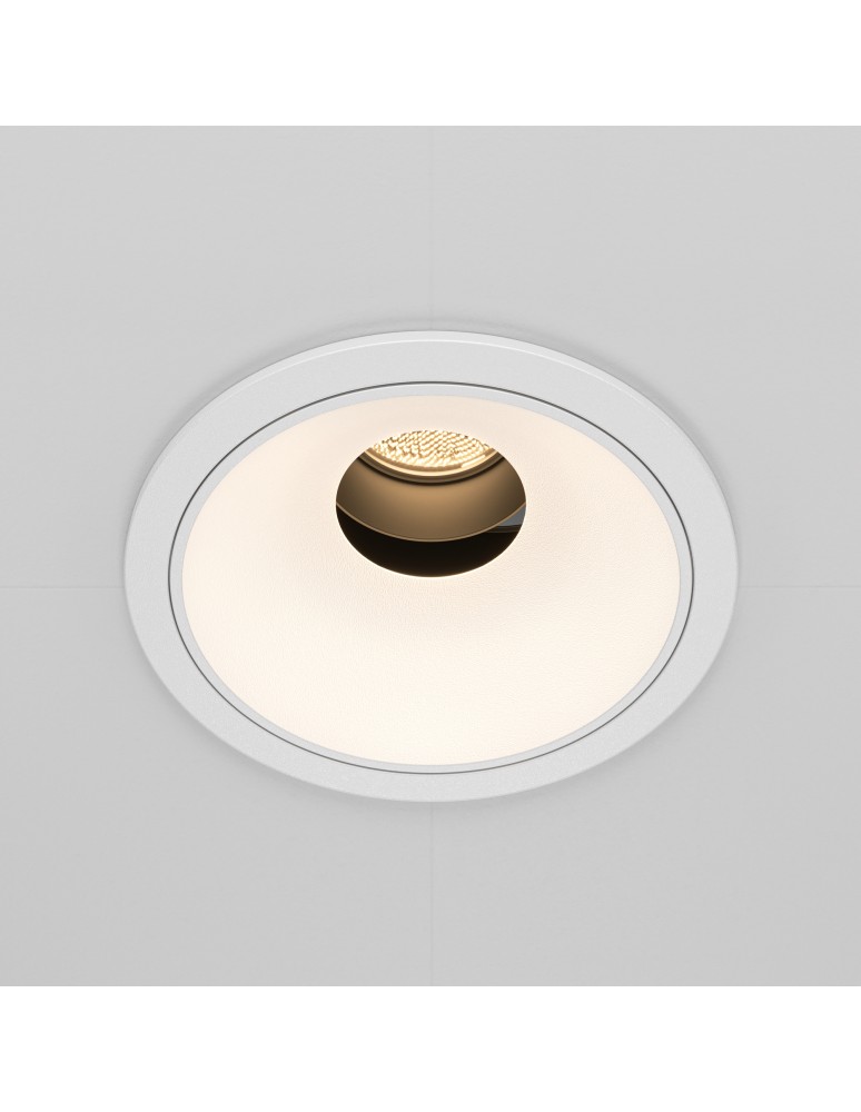 LED flush-mounted lamps - Maytoni Wise flush mount LED 10W 530lm 3000K White DL057-10W3K-W. - product kolory-swiatla.pl 4