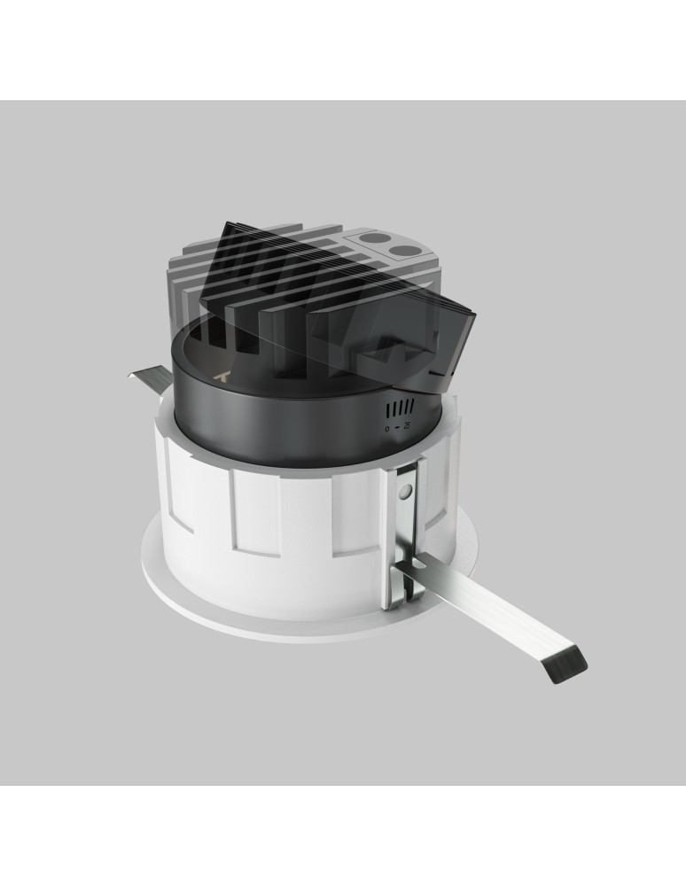 LED flush-mounted lamps - Maytoni Wise flush mount LED 10W 530lm 3000K White DL057-10W3K-W. - product kolory-swiatla.pl 6