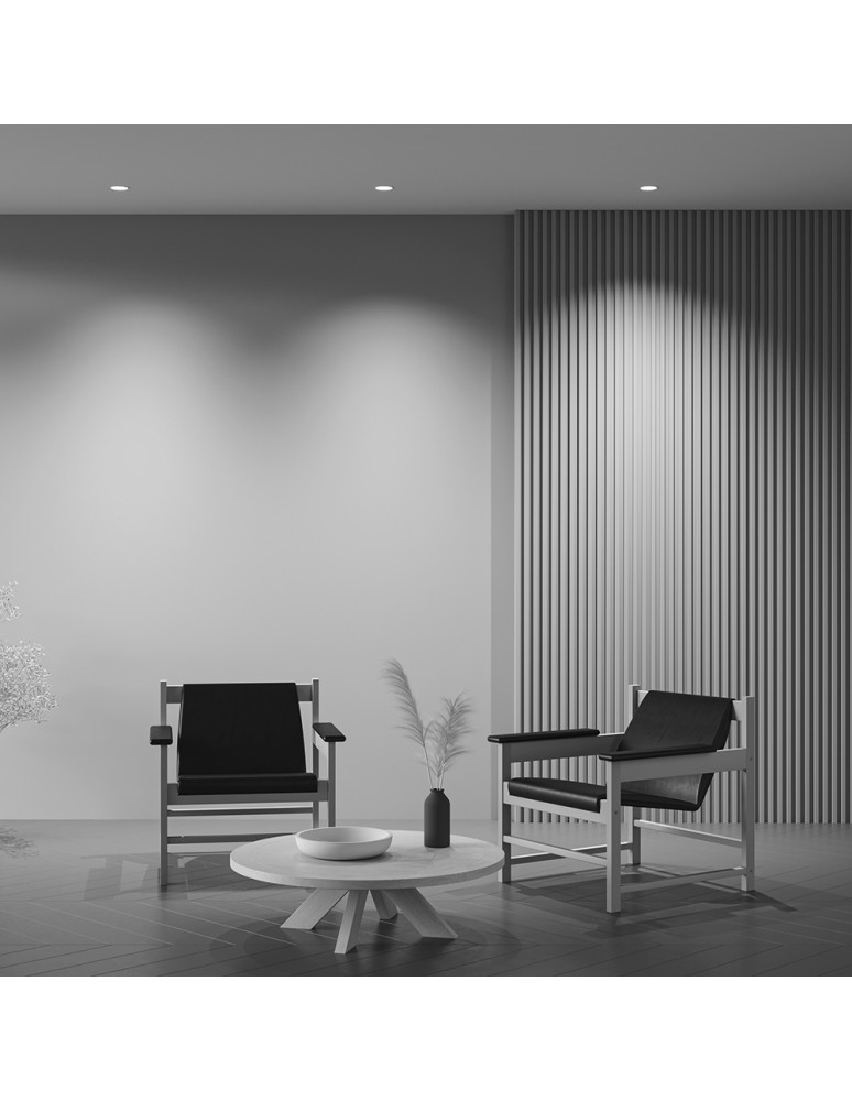 LED flush-mounted lamps - Maytoni Wise flush mount LED 10W 530lm 3000K White DL057-10W3K-W. - product kolory-swiatla.pl 9