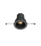 LED flush-mounted lamps - Maytoni Wise Flush Mount LED 7W 390lm 3000K Black DL057-7W3K-B - product 1