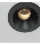 LED flush-mounted lamps - Maytoni Wise Flush Mount LED 7W 390lm 3000K Black DL057-7W3K-B - product 2