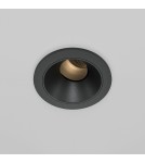 LED flush-mounted lamps - Maytoni Wise Flush Mount LED 7W 390lm 3000K Black DL057-7W3K-B - product 3