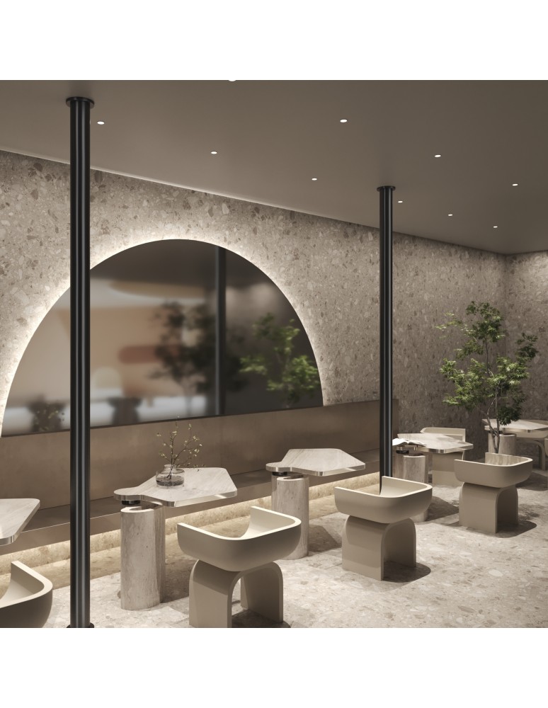 LED flush-mounted lamps - Maytoni Wise Flush Mount LED 7W 400lm 3000K White DL057-7W3K-W. - product kolory-swiatla.pl 2