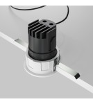 LED flush-mounted lamps - Maytoni Wise Flush Mount LED 7W 400lm 3000K White DL057-7W3K-W. - product 6