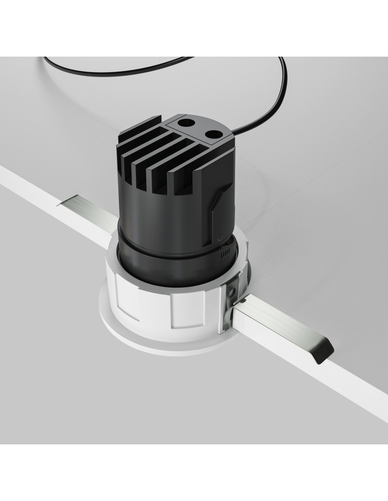 LED flush-mounted lamps - Maytoni Wise Flush Mount LED 7W 400lm 3000K White DL057-7W3K-W. - product kolory-swiatla.pl 6