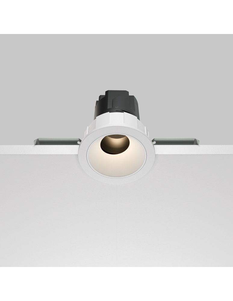 LED flush-mounted lamps - Maytoni Wise Flush Mount LED 7W 400lm 3000K White DL057-7W3K-W. - product kolory-swiatla.pl 8