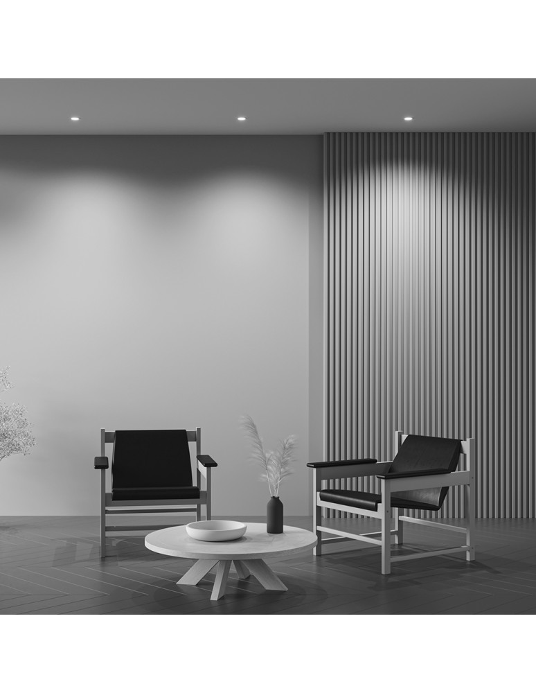 LED flush-mounted lamps - Maytoni Wise Flush Mount LED 7W 400lm 3000K White DL057-7W3K-W. - product kolory-swiatla.pl 11