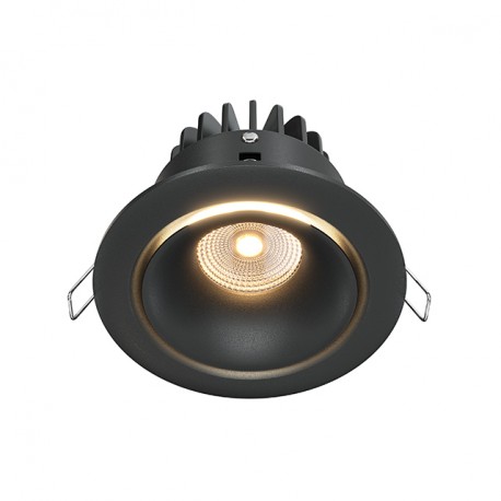 Maytoni Yin Podtynkowa LED 12W 760lm 3000K Black DL031-L12W3K-D-B