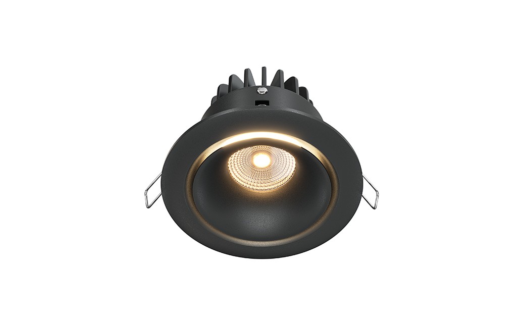 Maytoni Yin Podtynkowa LED 12W 760lm 3000K Black DL031-L12W3K-D-B