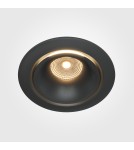 LED flush-mounted lamps - Maytoni Yin Flush Mount LED 12W 760lm 3000K Black DL031-L12W3K-D-B - product 3