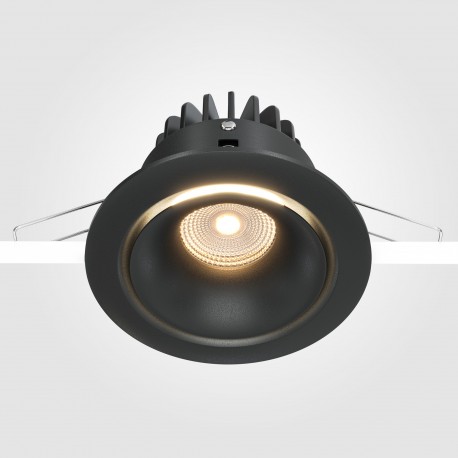 Maytoni Yin Podtynkowa LED 12W 760lm 3000K Black DL031-L12W3K-D-B