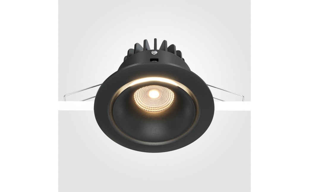 Maytoni Yin Podtynkowa LED 12W 760lm 3000K Black DL031-L12W3K-D-B