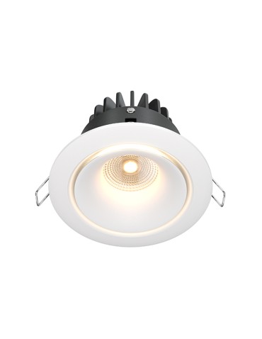 Maytoni Yin Flush Mount LED 12W 870lm 3000K White DL031-L12W3K-D-W