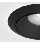 LED flush-mounted lamps - Maytoni Yin Flush Mount LED 12W 830lm 4000K Black DL031-L12W4K-B - product 2