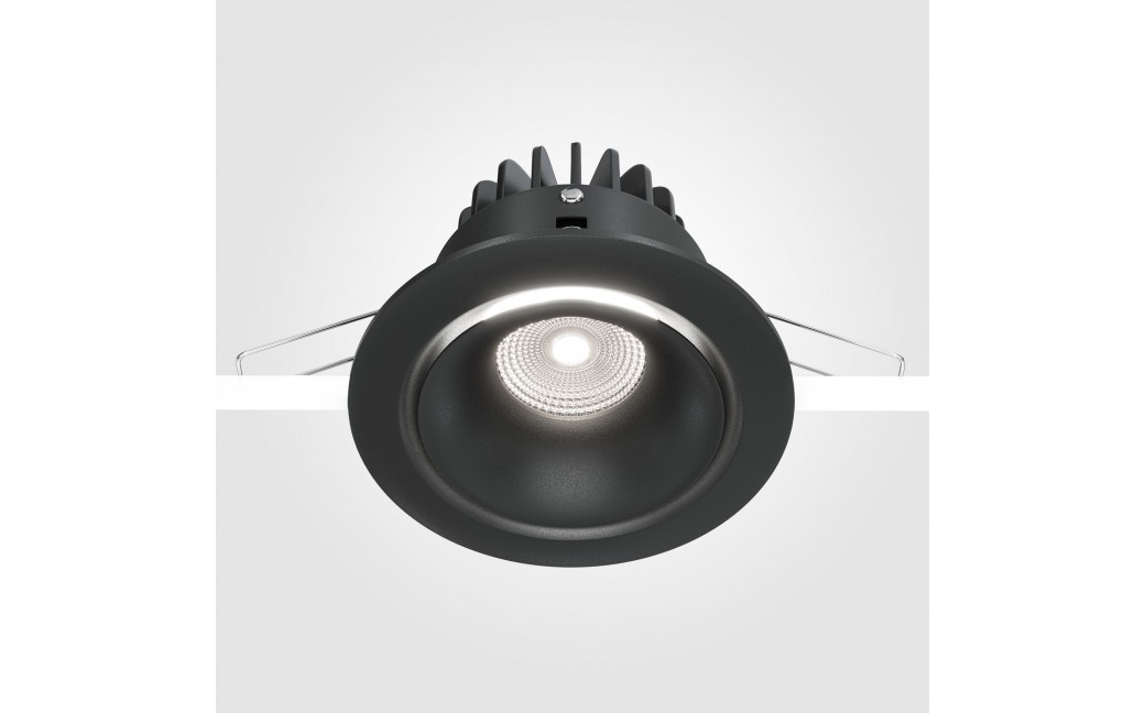 Maytoni Yin Podtynkowa LED 12W 830lm 4000K Black DL031-L12W4K-B