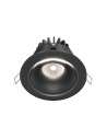 Maytoni Yin Flush Mount LED 12W 820lm 4000K Black DL031-L12W4K-D-B