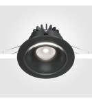 LED flush-mounted lamps - Maytoni Yin Flush Mount LED 12W 820lm 4000K Black DL031-L12W4K-D-B - product 5