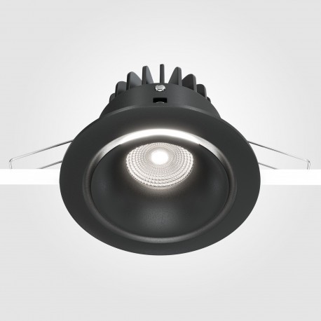 Maytoni Yin Podtynkowa LED 12W 820lm 4000K Black DL031-L12W4K-D-B