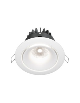 Maytoni Yin Flush Mount LED 12W 960lm 4000K White DL031-L12W4K-W