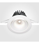 LED flush-mounted lamps - Maytoni Yin Flush Mount LED 12W 960lm 4000K White DL031-L12W4K-W - product 5