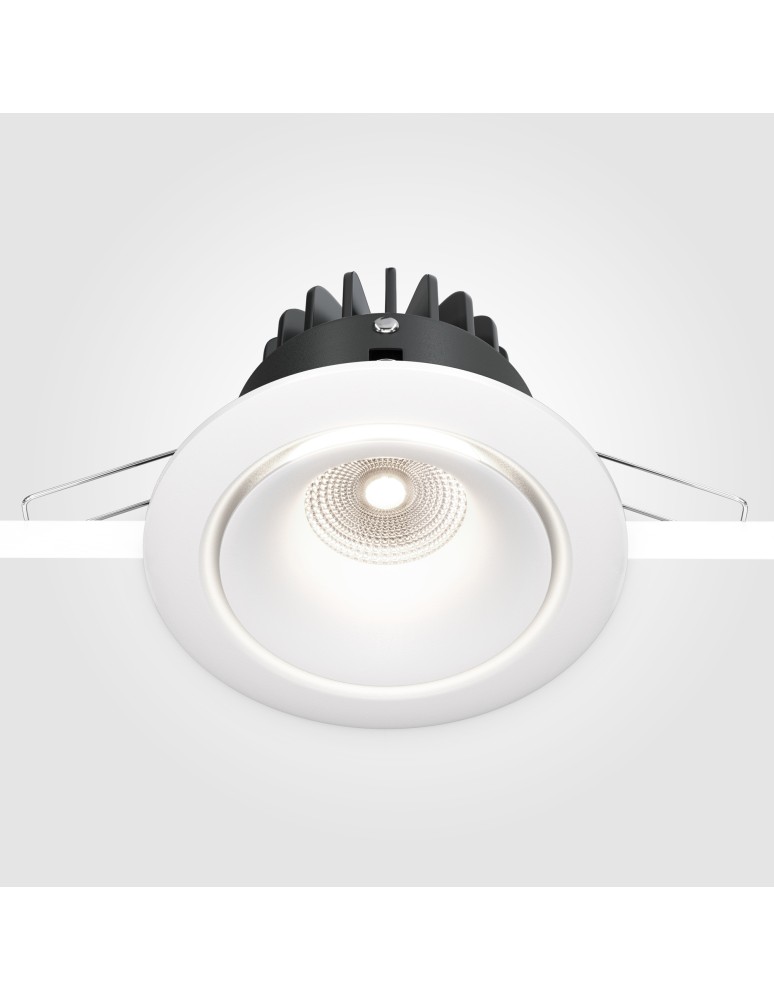 LED flush-mounted lamps - Maytoni Yin Flush Mount LED 12W 960lm 4000K White DL031-L12W4K-W - product kolory-swiatla.pl 5