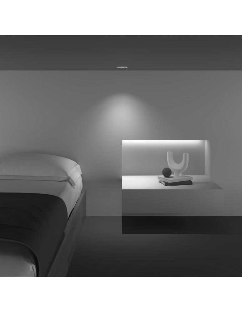 LED flush-mounted lamps - Maytoni Yin Flush Mount LED 12W 960lm 4000K White DL031-L12W4K-W - product kolory-swiatla.pl 7