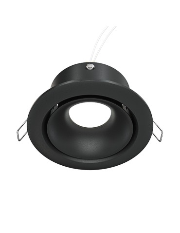 Maytoni Yin Flush Mounted 1xGU10 50W Black DL030-2-01B