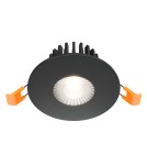 LED flush-mounted lamps - Maytoni Zen Flush Mount LED 7W 500lm 4000K Black DL038-2-L7B4K - product 1