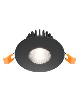 Maytoni Zen Flush Mount LED 7W 500lm 4000K Black DL038-2-L7B4K