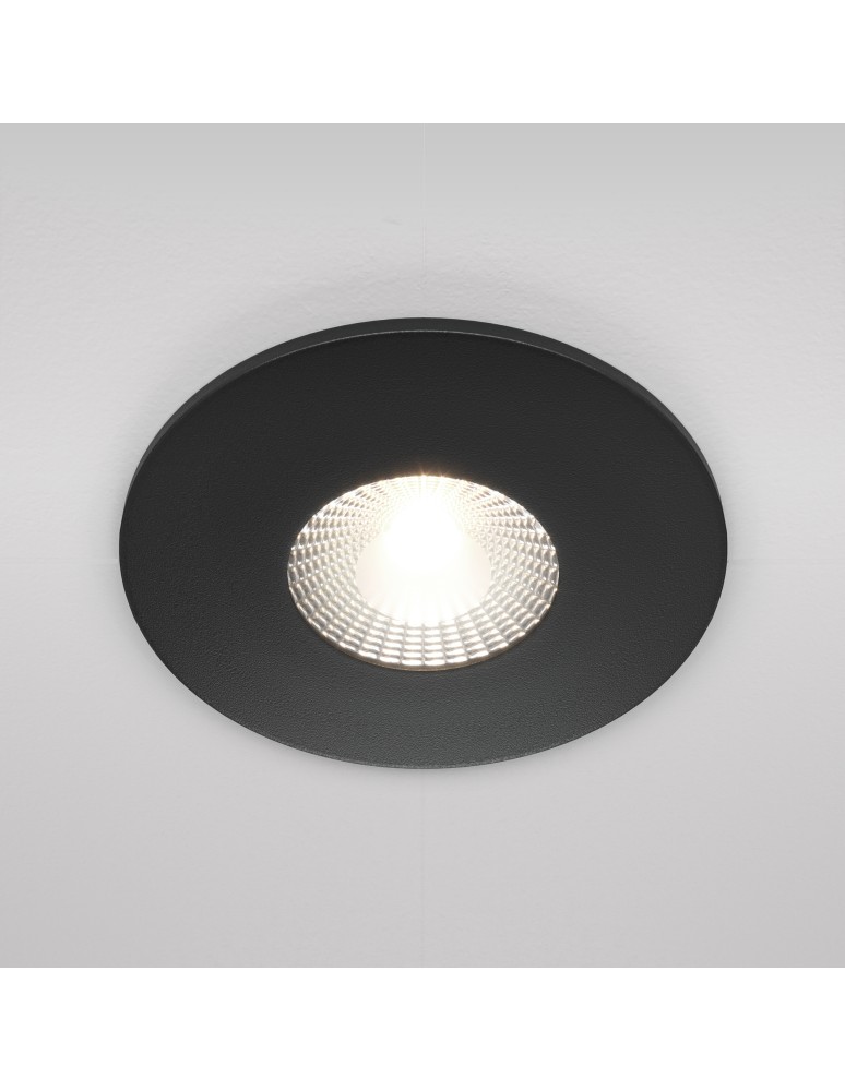 LED flush-mounted lamps - Maytoni Zen Flush Mount LED 7W 500lm 4000K Black DL038-2-L7B4K - product kolory-swiatla.pl 3