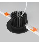 LED flush-mounted lamps - Maytoni Zen Flush Mount LED 7W 500lm 4000K Black DL038-2-L7B4K - product 4