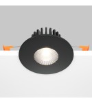 LED flush-mounted lamps - Maytoni Zen Flush Mount LED 7W 500lm 4000K Black DL038-2-L7B4K - product 5