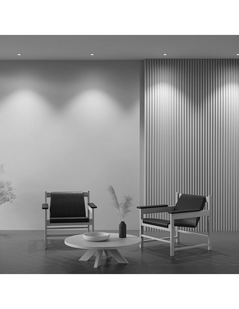 LED flush-mounted lamps - Maytoni Zen Flush Mount LED 7W 500lm 4000K Black DL038-2-L7B4K - product kolory-swiatla.pl 7