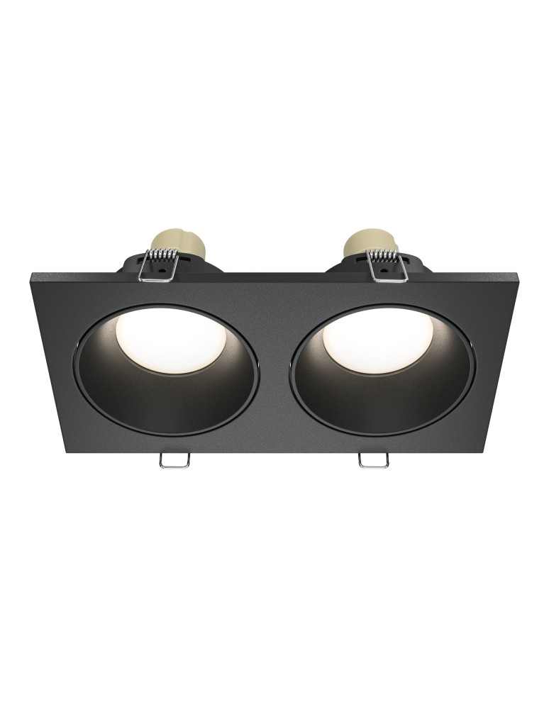 Flush-mounted hermetic lamps - Maytoni Zoom Concealed 2xGU10 50W IP65 Black DL033-2-02B - product kolory-swiatla.pl 1