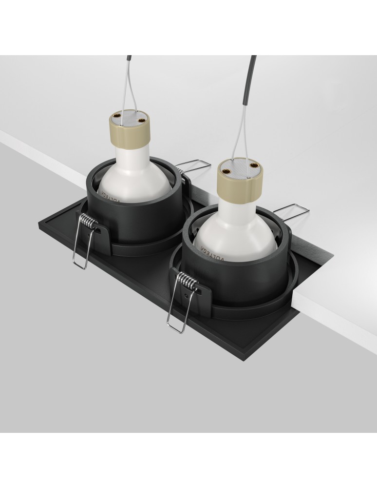 Flush-mounted hermetic lamps - Maytoni Zoom Concealed 2xGU10 50W IP65 Black DL033-2-02B - product kolory-swiatla.pl 4